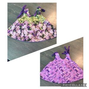 Niffers REVERSIBLE Floral Baby Dress/Top
